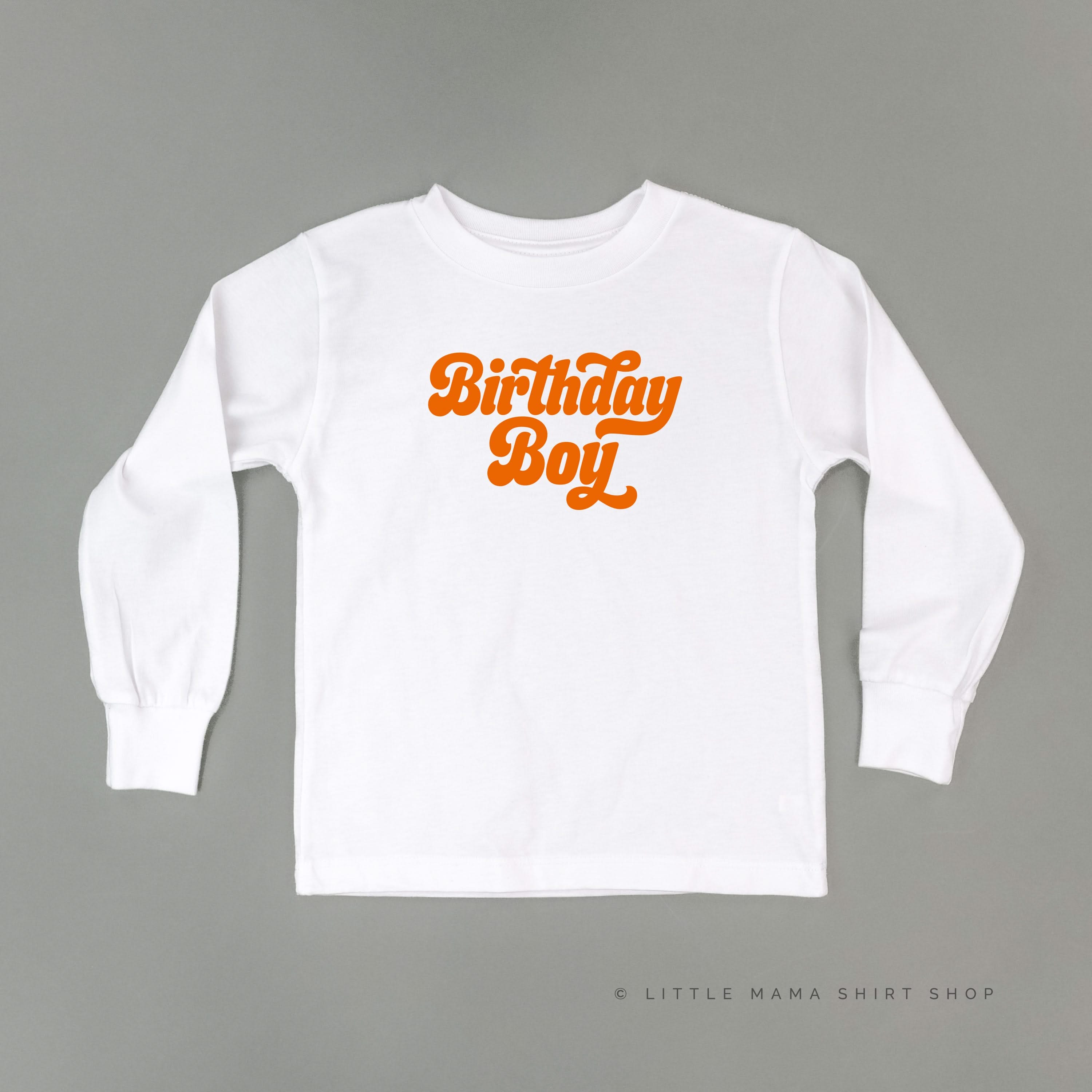 Birthday Boy (Retro) - Child Long Sleeve Tee