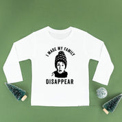 I Made My Family Disappear - Child Long Sleeve Tee