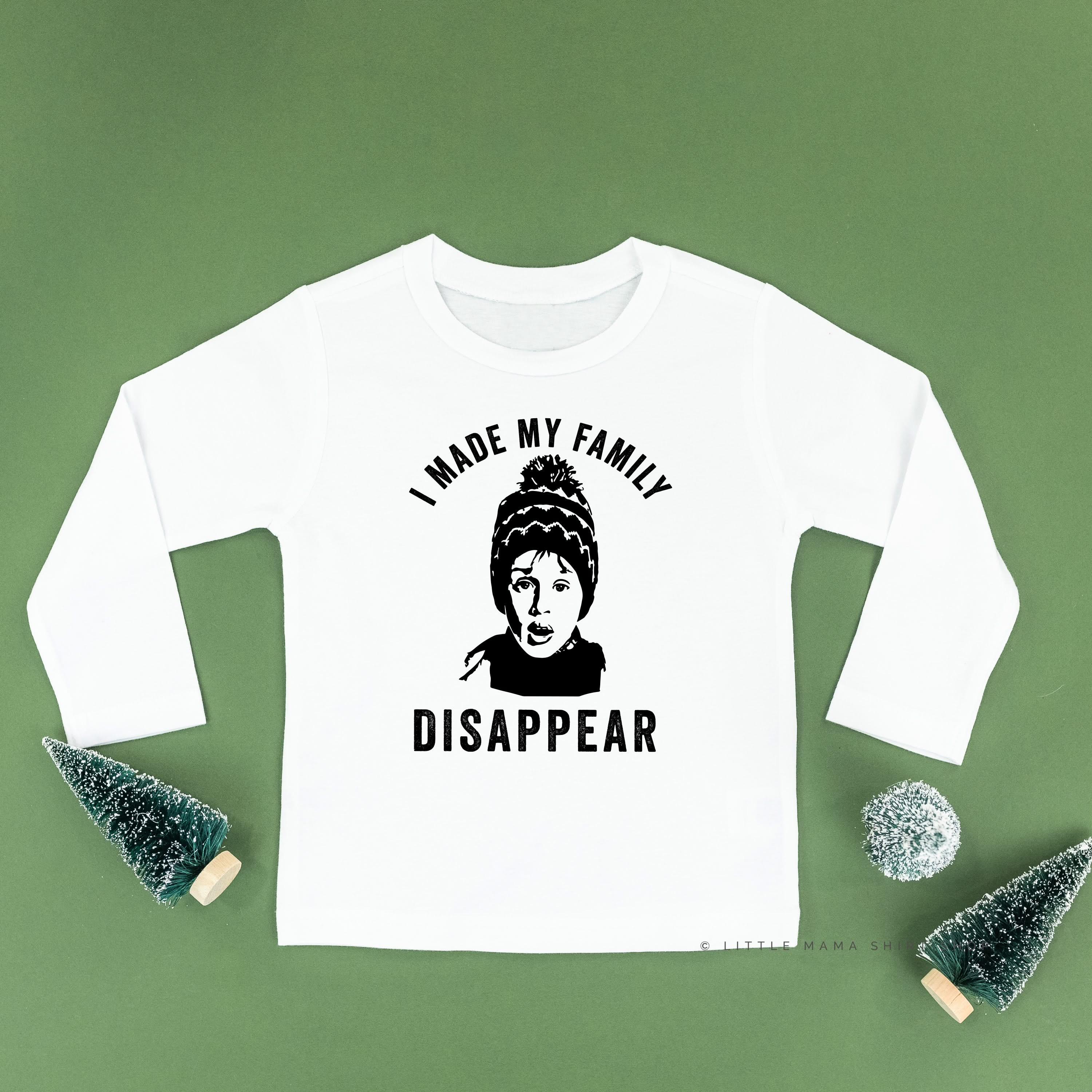 I Made My Family Disappear - Child Long Sleeve Tee
