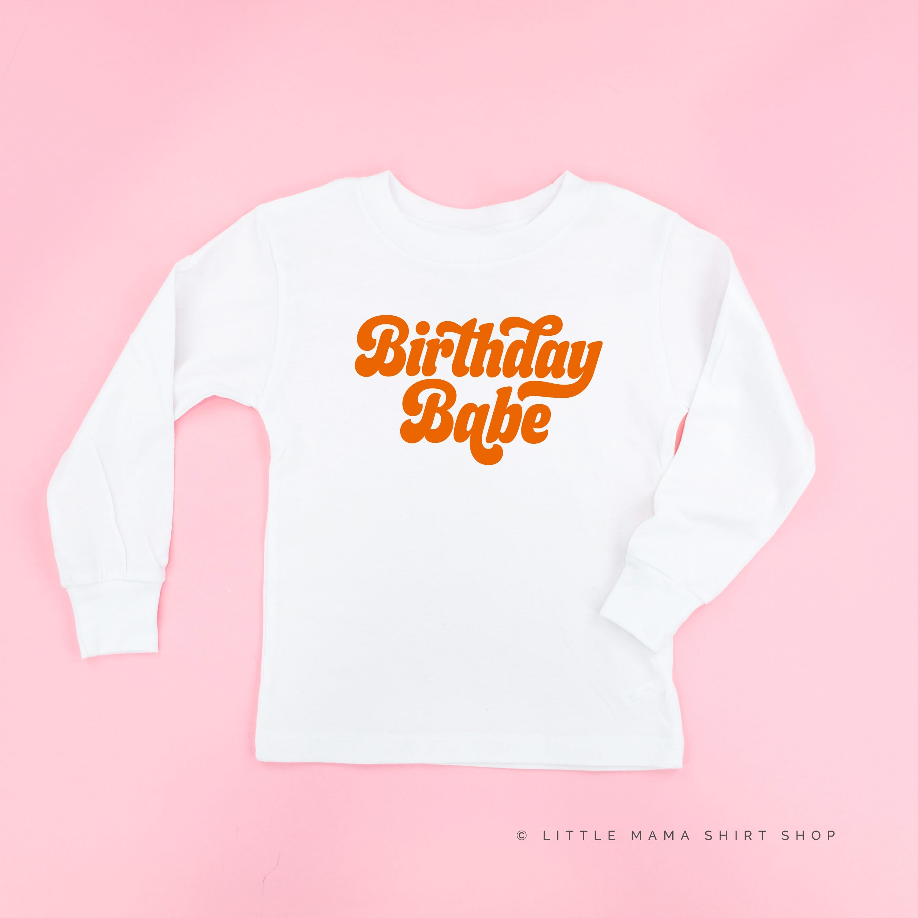 Birthday Babe (Retro) - Child Long Sleeve Tee