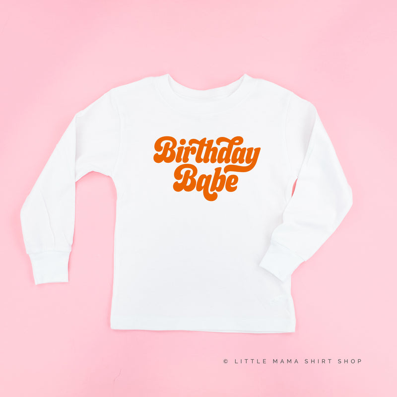 Birthday Babe (Retro) - Long Sleeve Child Shirt