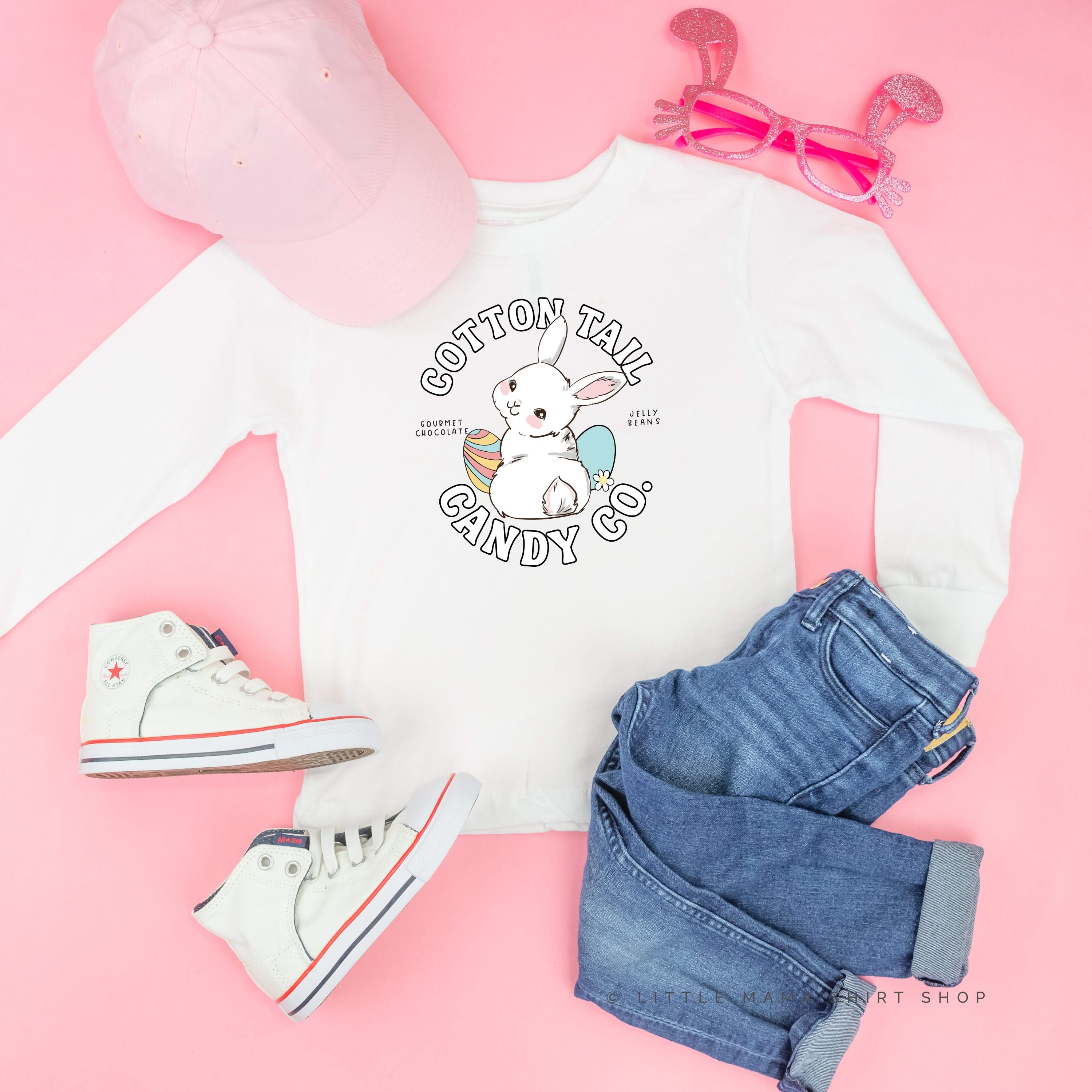 Cotton Tail Candy Co. - Child LONG SLEEVE Tee Little Mama Shirt Shop
