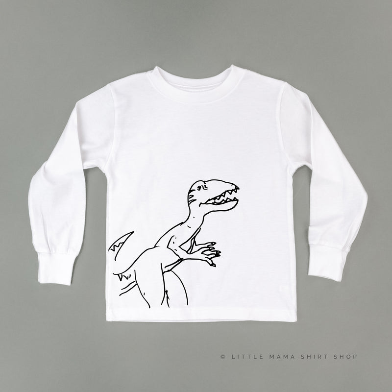 Dinosaur - Roar Means I Love You - Long Sleeve Child Shirt