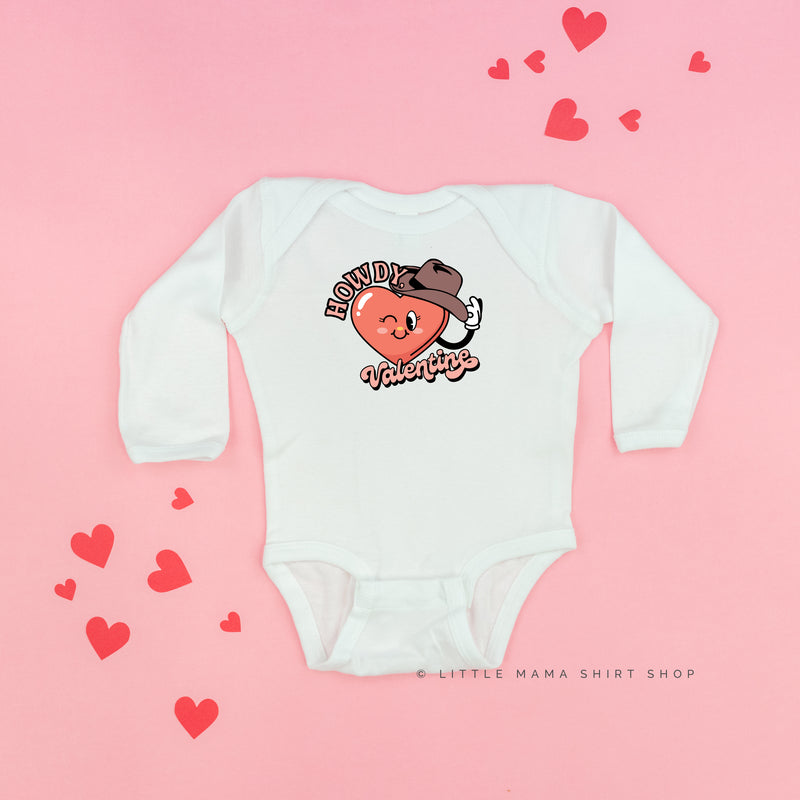 Howdy Valentine - Child LONG SLEEVE Tee