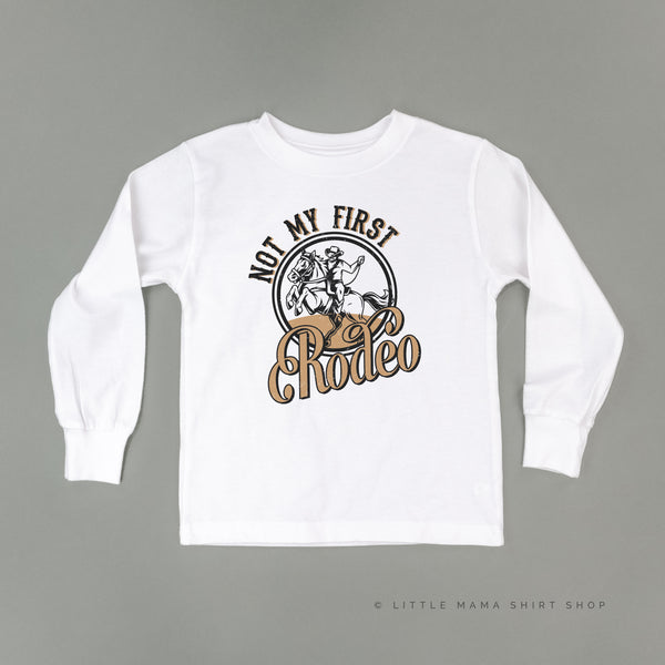 Not My First Rodeo - Distressed Design - Long Sleeve Child Shirt