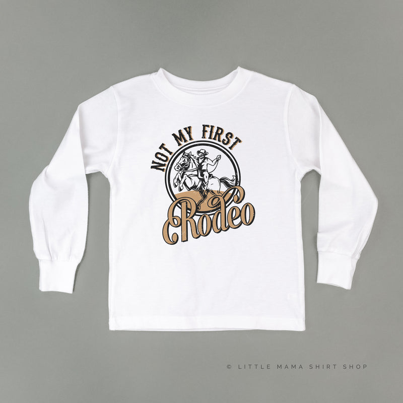 Not My First Rodeo - Distressed Design - Long Sleeve Child Shirt