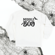 Middle Boo (Bats) - Child Long Sleeve Tee