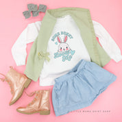 Some Bunny Loves Me - Child LONG SLEEVE Tee Little Mama Shirt Shop