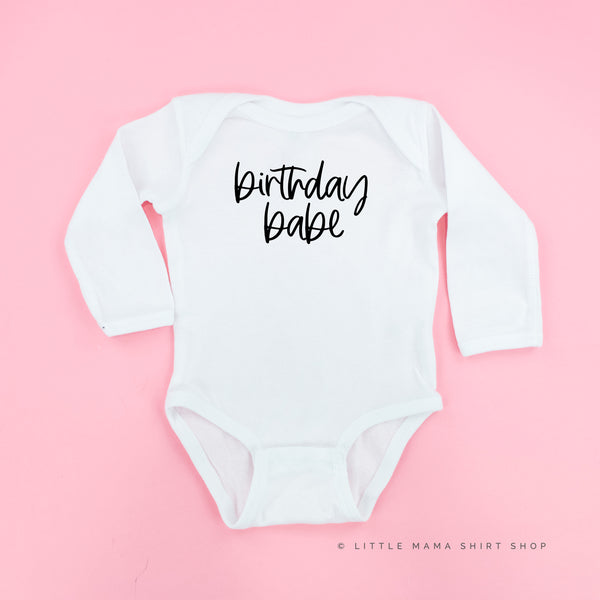 Birthday Babe - Original - Long Sleeve Child Shirt