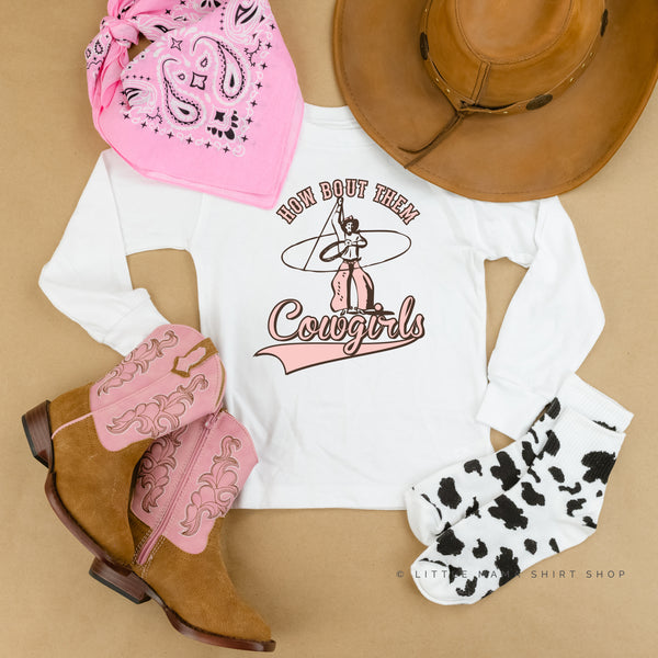 How Bout Them Cowgirls - Long Sleeve Child Shirt