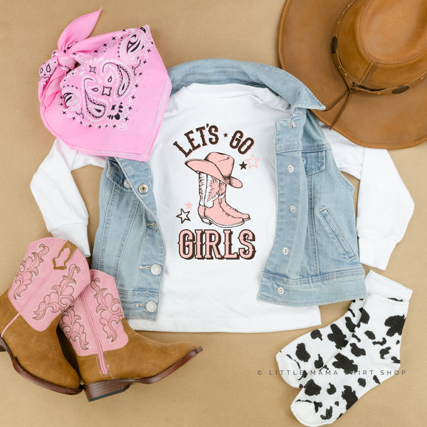 Let's Go Girls - (Cowgirl) - Long Sleeve Child Shirt