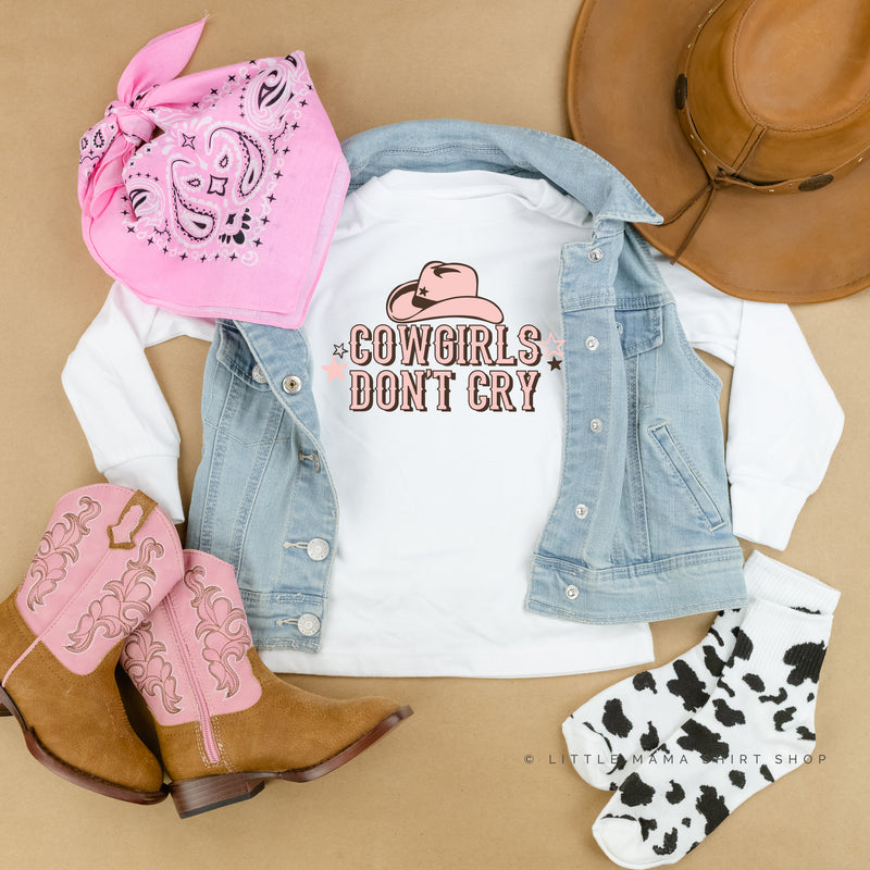 Cowgirls Don't Cry - Long Sleeve Child Shirt