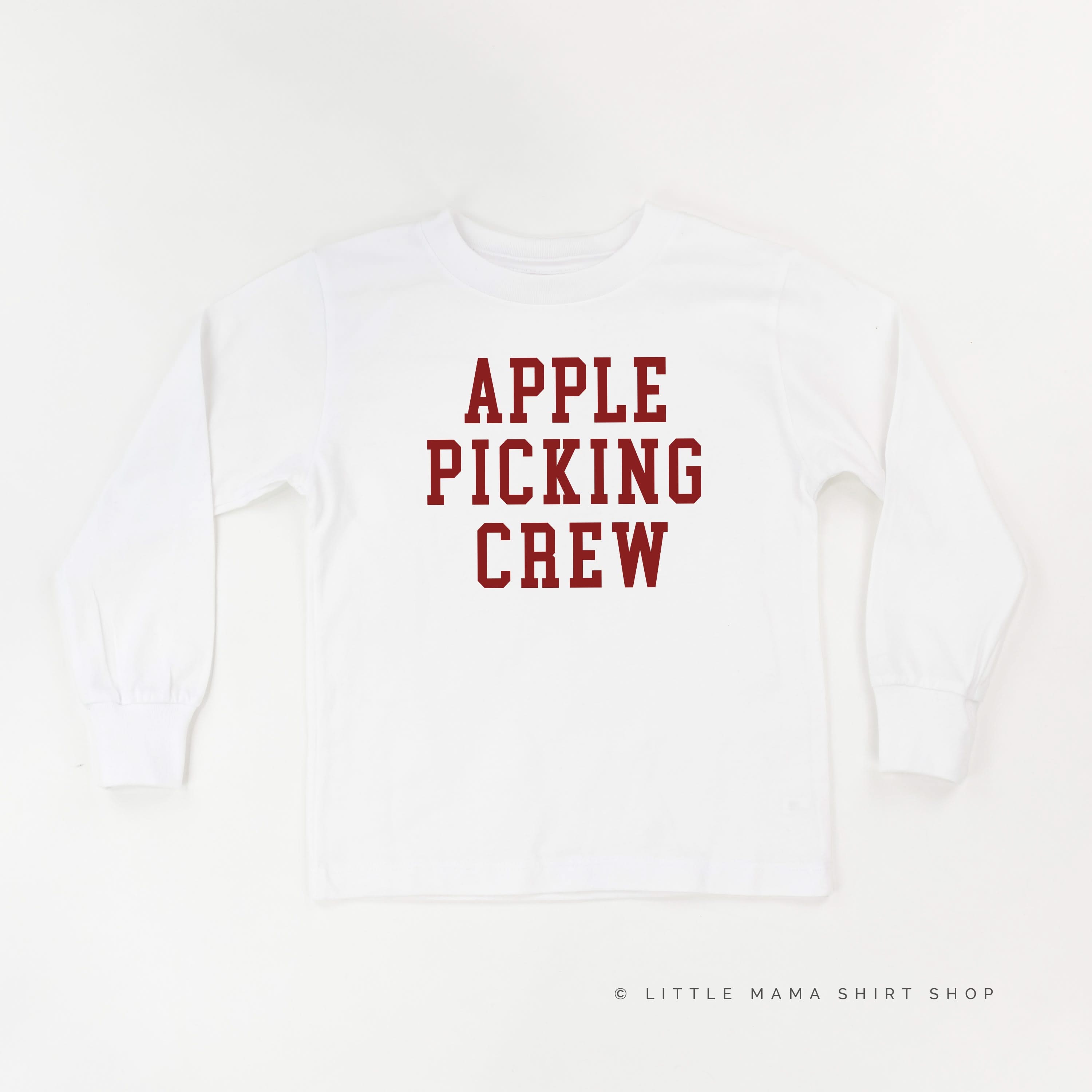 Apple Picking Crew - Child Long Sleeve Tee