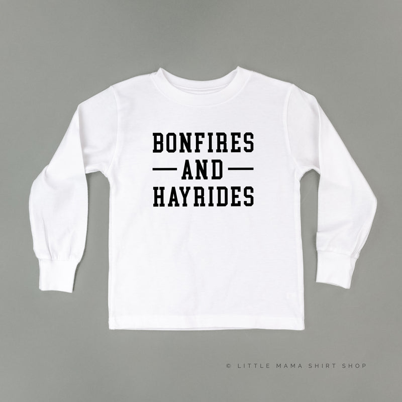 BONFIRES AND HAYRIDES - Long Sleeve Child Shirt