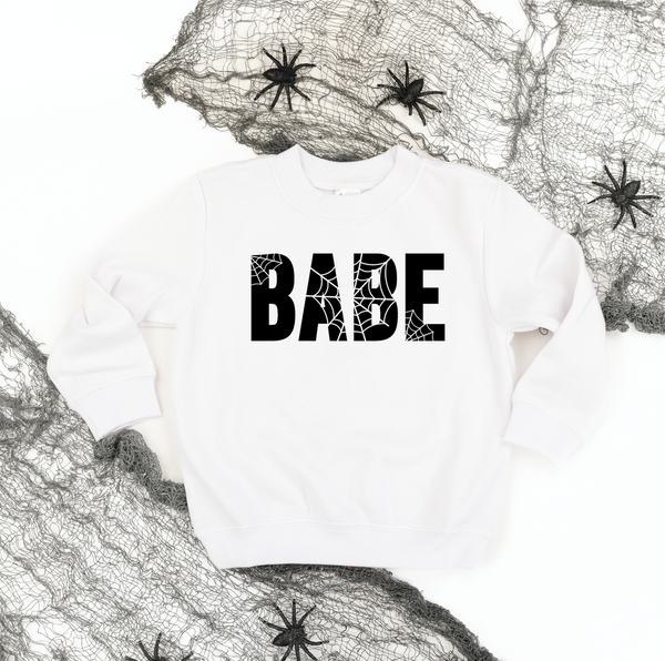 BABE (Spider Web) - Child Sweatshirt