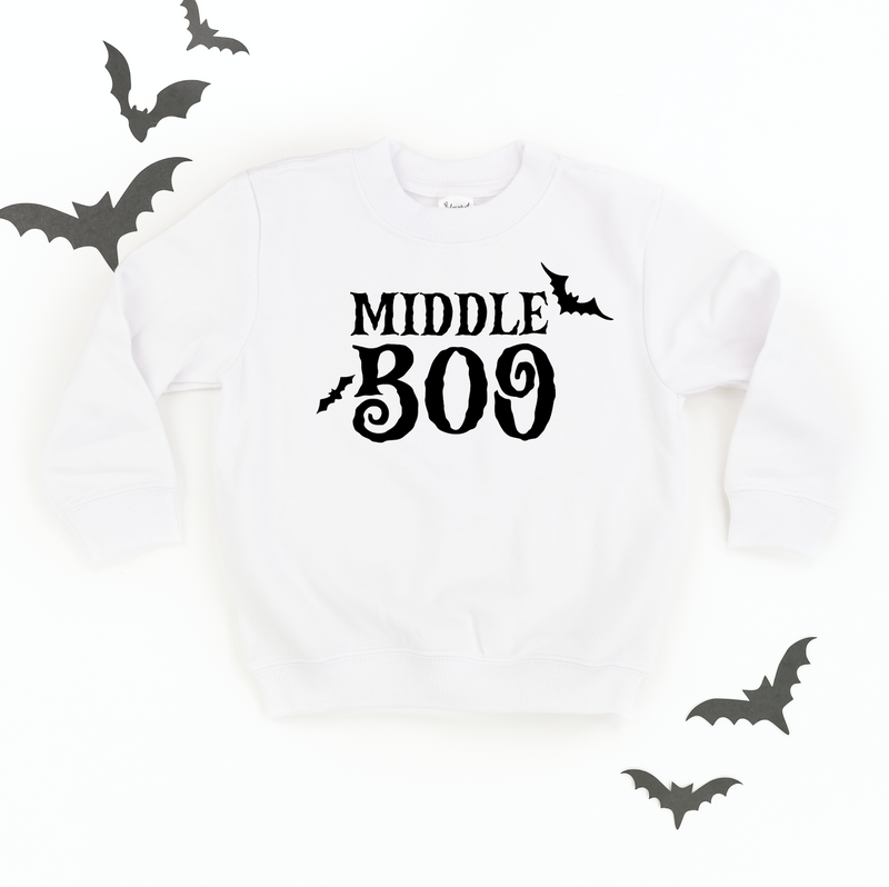 MIDDLE BOO (Bats) - Child Sweater