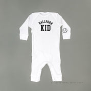 Ballpark Kid (wd) - Baby Sleeper Little Mama Shirt Shop