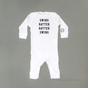 Swing Batter Batter Swing (wd) - Baby Sleeper Little Mama Shirt Shop