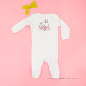 Vintage Love Bunny - Baby Sleeper Little Mama Shirt Shop