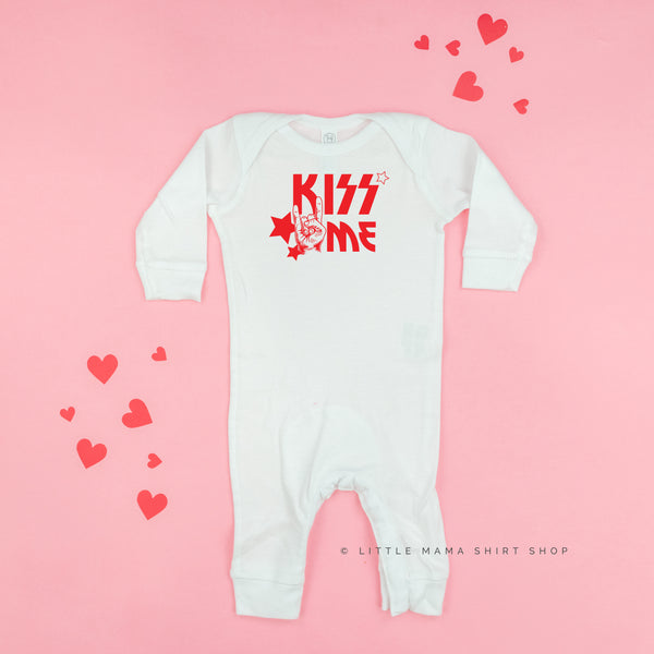 Kiss Me - Valentine Band Tee - Baby Sleeper