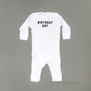 Birthday Boy - Block Font - Baby Sleeper