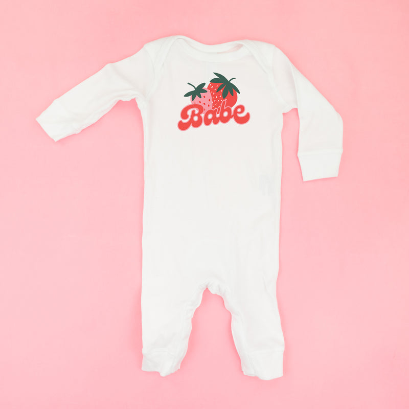 Strawberries - Babe - One Piece Baby Sleeper