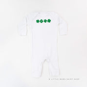 4 Shamrocks - Have a Lucky Day (f&b) - Baby Sleeper Little Mama Shirt Shop