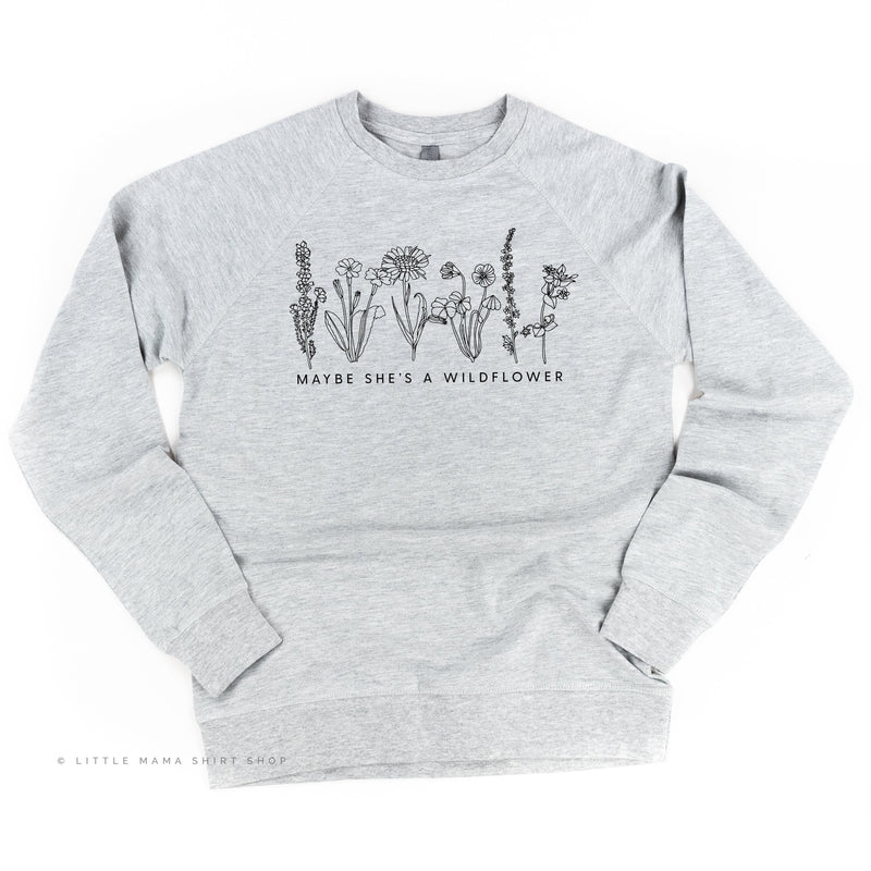 Maybe She's A Wildflower - Lightweight Pullover Sweater