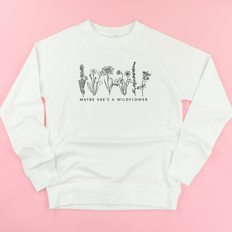 Maybe She's A Wildflower - Lightweight Pullover Sweater