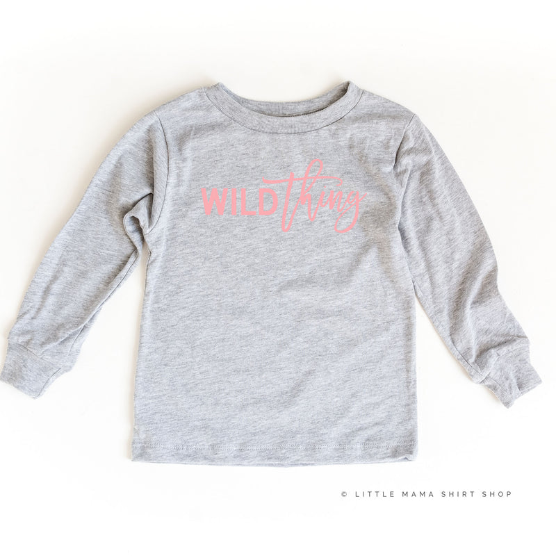 Wild Thing - Long Sleeve Child Shirt