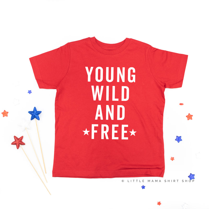 YOUNG WILD AND FREE - Short Sleeve Child Shirt