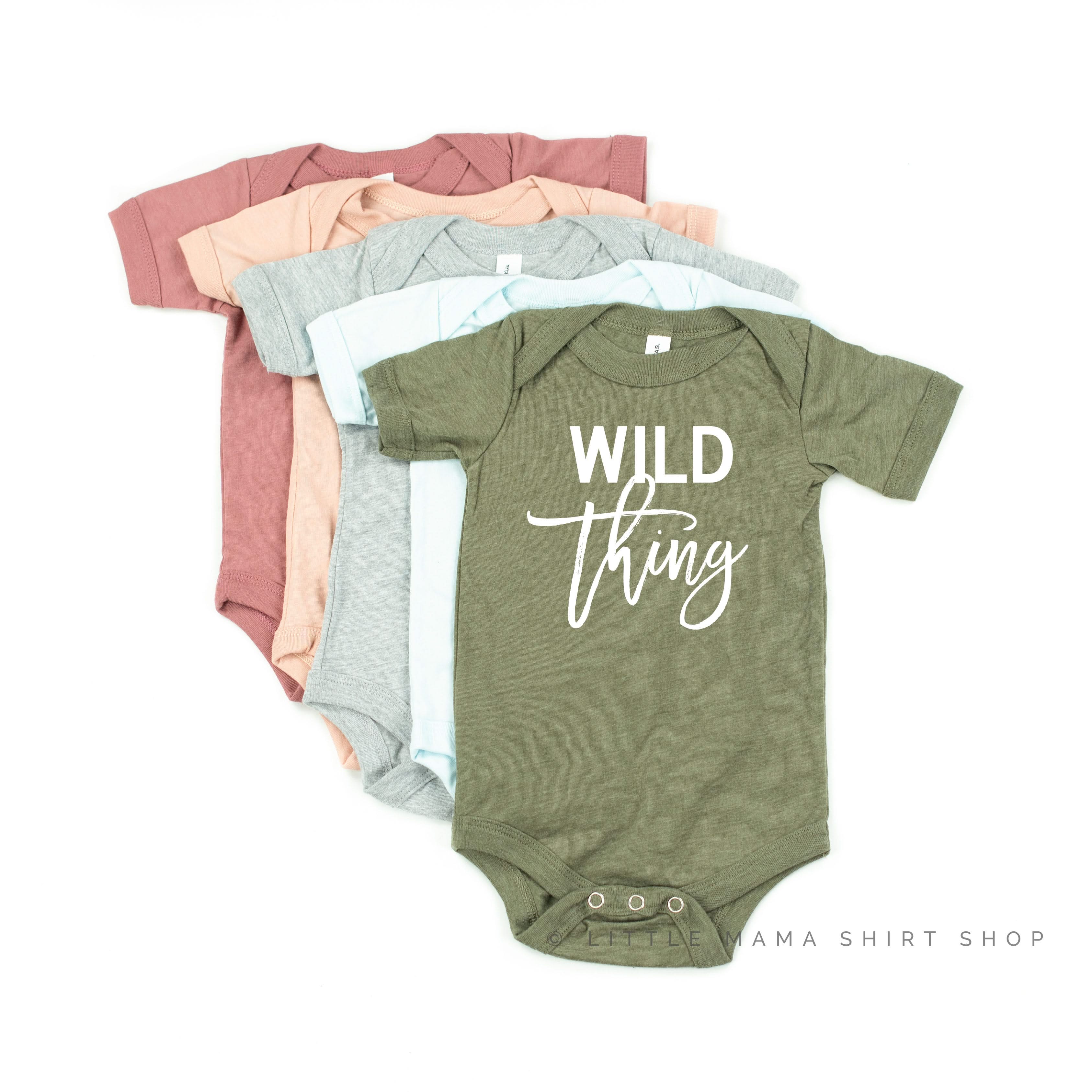 Wild Thing - Short Sleeve Child Shirt Little Mama Shirt Shop