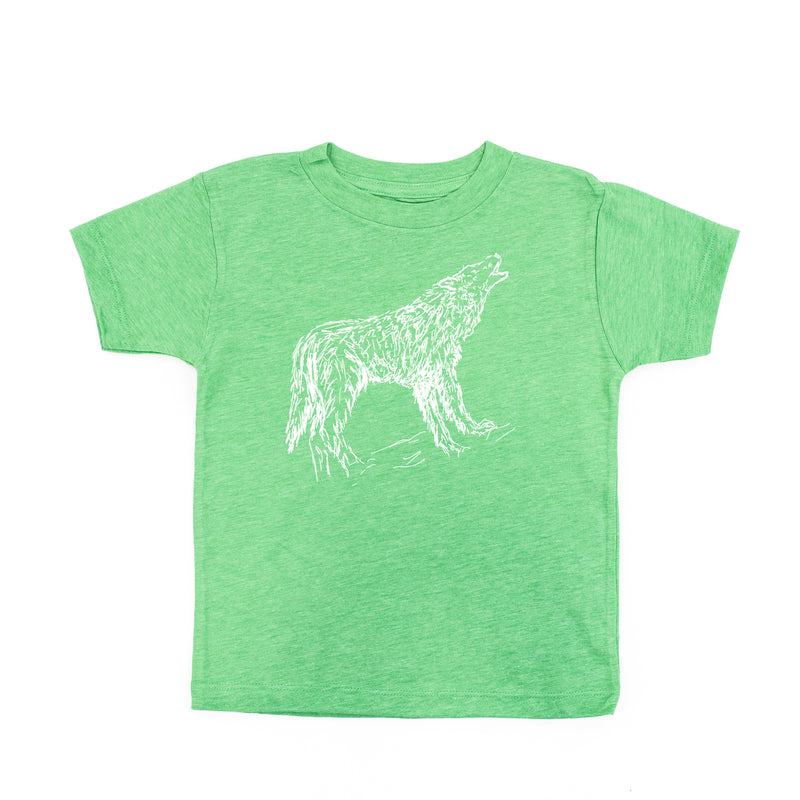 WOLF - HAND DRAWN - Short Sleeve Child Shirt