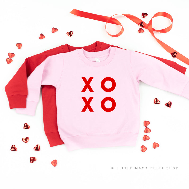 XOXO - Block Font - Child Sweater