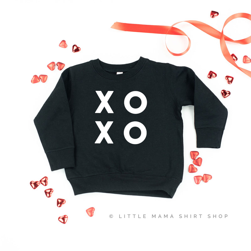 XOXO - Block Font - Child Sweater