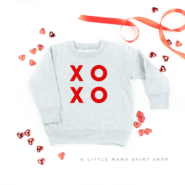 XOXO - Block Font - Child Sweater