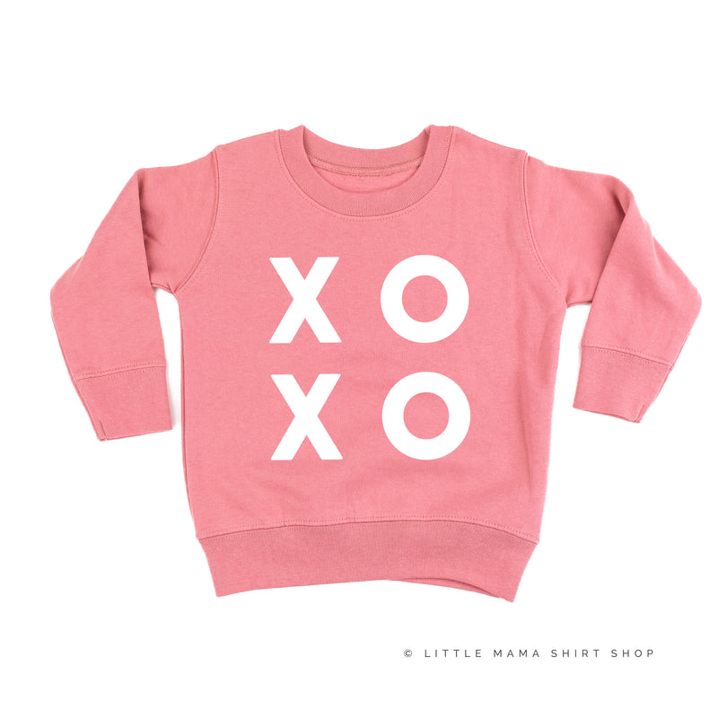 XOXO - Block Font - Child Sweater