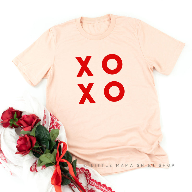 XOXO - Block Font - Unisex Tee