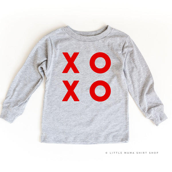 XOXO - Block Font - Child LONG SLEEVE Tee