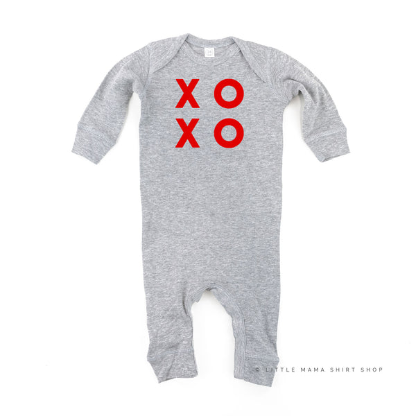 XOXO - Block Font - Baby Sleeper