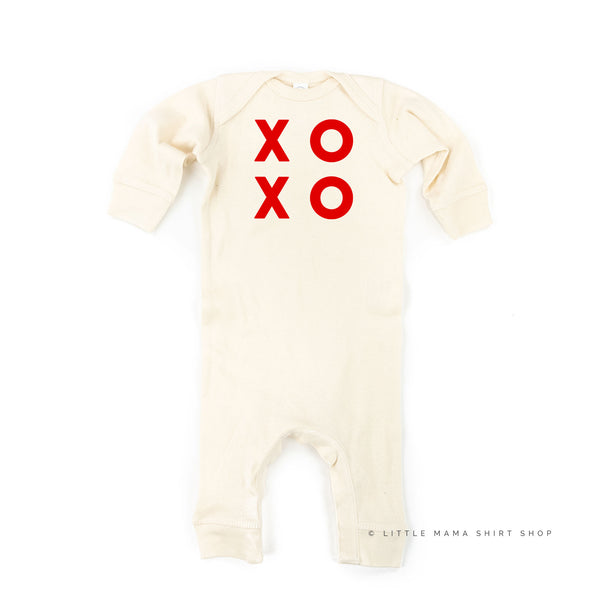 XOXO - Block Font - Baby Sleeper