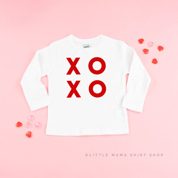 XOXO - Block Font - Child LONG SLEEVE Tee