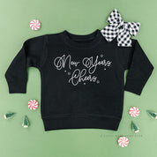 New Years Cheers - Stars/Script - Child Sweater Little Mama Shirt Shop