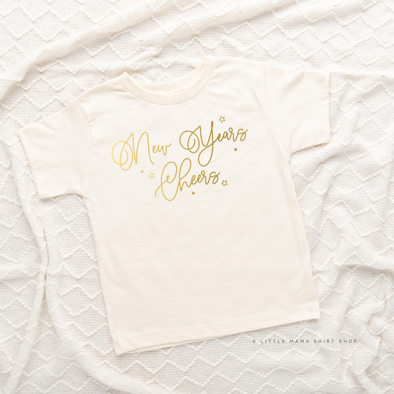 New Years Cheers - Stars/Script - Child Tee