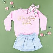 New Years Cheers - Stars/Script - Child Sweater Little Mama Shirt Shop