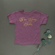 New Years Cheers - Stars/Script - Child Tee Little Mama Shirt Shop