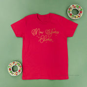 New Years Cheers - Stars/Script - Child Tee Little Mama Shirt Shop