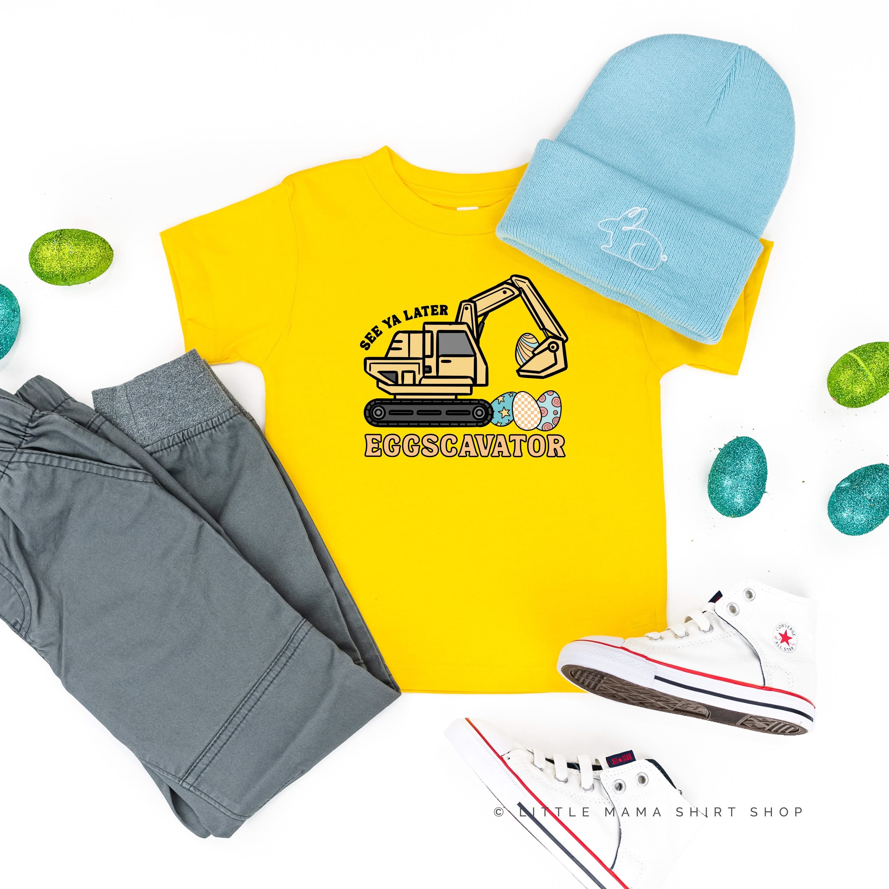 Eggscavator - Child Tee Little Mama Shirt Shop