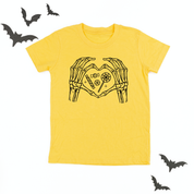 Skelton Heart Hands - Child Tee