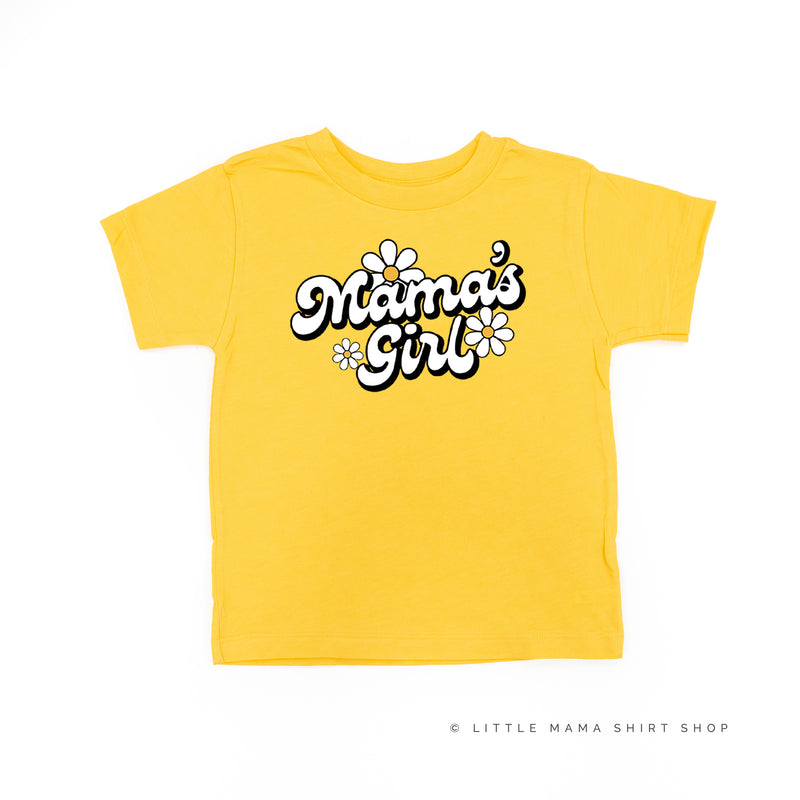 DAISY - MAMA'S GIRL - w/ Full Daisy on Back - Short Sleeve Child Shirt